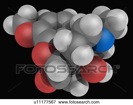 Oxycodone drug molecule View Large Illustration Stock Illustration - Oxycodone drug molecule. Fotosearch