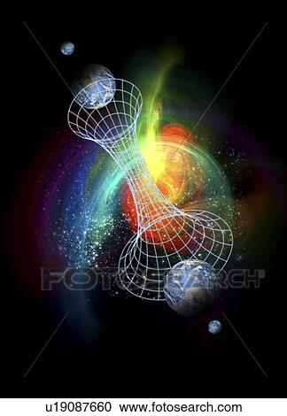 Clipart - Parallel universes, conceptual artwork. Fotosearch