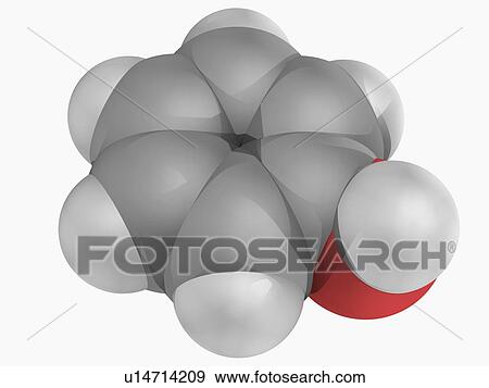Phenol molecule View Large Illustration Stock Illustration - Phenol molecule. Fotosearch