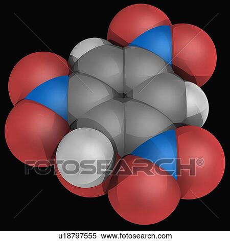 Picric acid molecule View Large Illustration Stock Illustration - Picric acid molecule. Fotosearch