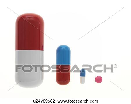Drawing - Pills. Fotosearch
