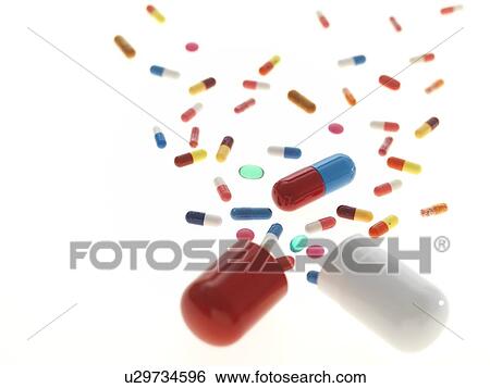 Stock Illustration - Pills. Fotosearch