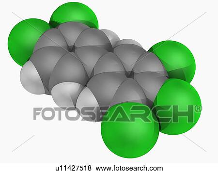 Polychlorinated biphenyl molecule View Large Illustration Stock Illustration - Polychlorinated biphenyl molecule. Fotosearch