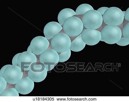 Polytetrafluoroethylene PTFE molecule View Large Illustration Stock Illustration - Polytetrafluoroethylene PTFE molecule. Fotosearch