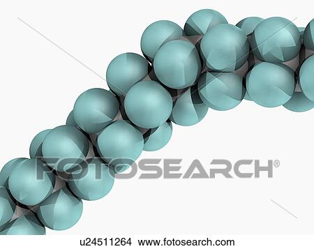 Polytetrafluoroethylene PTFE molecule View Large Illustration Stock Illustration - Polytetrafluoroethylene PTFE molecule. Fotosearch