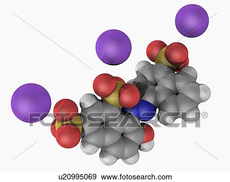 Ponceau 4R molecule View Large Illustration Stock Illustration - Ponceau 4R molecule. Fotosearch