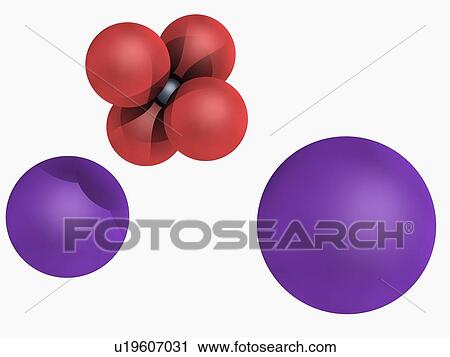 Potassium chromate molecule View Large Illustration Clip Art - Potassium chromate molecule. Fotosearch