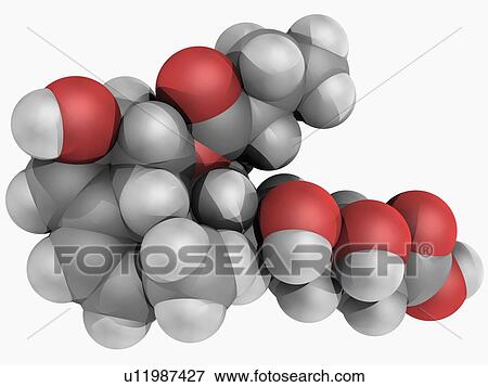Pravastatin drug molecule View Large Illustration Stock Illustration - Pravastatin drug molecule. Fotosearch