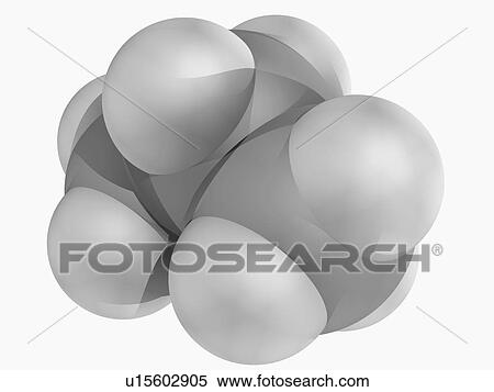 Propane molecule View Large Illustration Stock Illustration - Propane molecule. Fotosearch