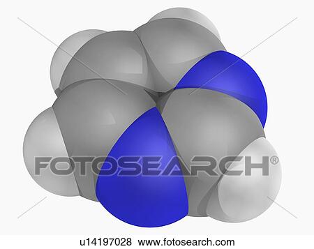 Pyrimidine molecule View Large Illustration Stock Illustration - Pyrimidine molecule. Fotosearch