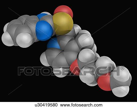 Rabeprazole drug molecule View Large Illustration Clipart - Rabeprazole drug molecule. Fotosearch