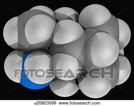 Stock Illustration - Rimantadine drug molecule. Fotosearch