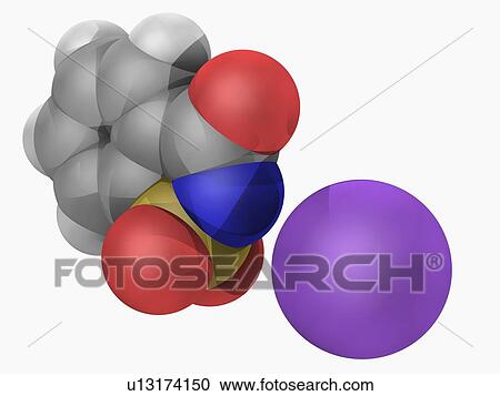 Saccharin molecule View Large Illustration Clipart - Saccharin molecule. Fotosearch