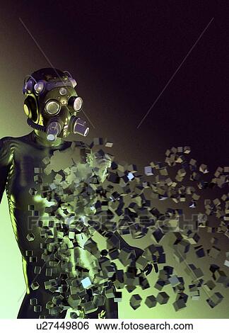 Stock Illustration - Stealth suit, conceptual artwork. Fotosearch