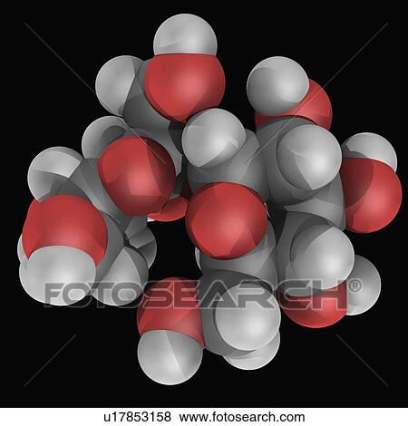 Sucrose molecule View Large Illustration Stock Illustration - Sucrose molecule. Fotosearch