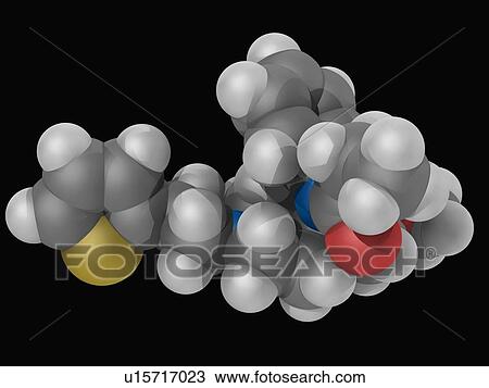 Sufentanil drug molecule View Large Illustration Drawing - Sufentanil drug molecule. Fotosearch
