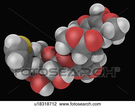 Teniposide drug molecule View Large Illustration Drawing - Teniposide drug molecule. Fotosearch
