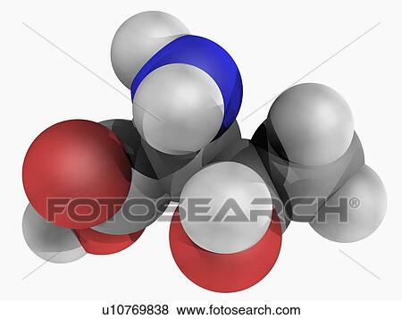 Threonine molecule View Large Illustration Stock Illustration - Threonine molecule. Fotosearch