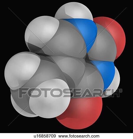 Stock Illustration - Thymine molecule. Fotosearch