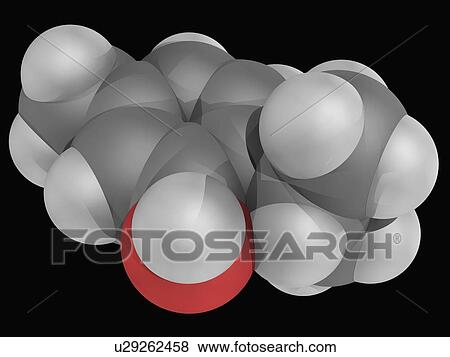 Thymol molecule View Large Illustration Stock Illustration - Thymol molecule. Fotosearch