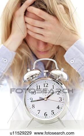 Tired woman View Large Illustration Stock Illustration - Tired woman. Fotosearch