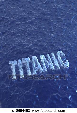 Titanic, conceptual artwork View Large Illustration Drawing - Titanic, conceptual artwork. Fotosearch
