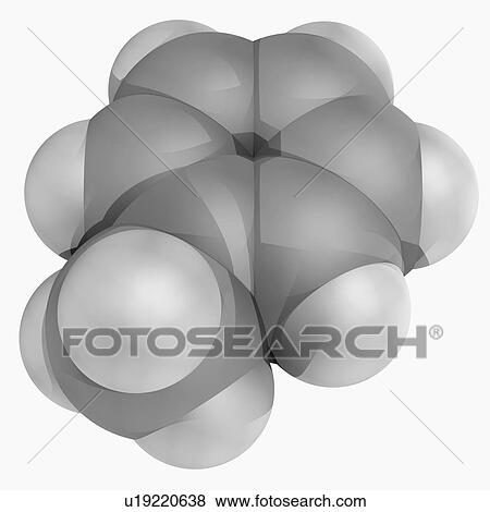 Toluene molecule View Large Illustration Stock Illustration - Toluene molecule. Fotosearch