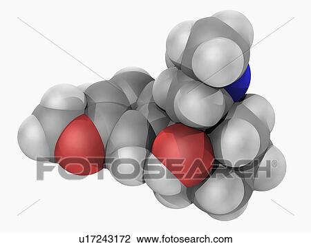 Tramadol drug molecule View Large Illustration Drawing - Tramadol drug molecule. Fotosearch