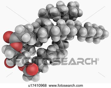 Triglyceride molecule View Large Illustration Stock Illustration - Triglyceride molecule. Fotosearch