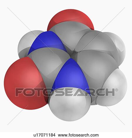Stock Illustration - Uracil molecule. Fotosearch