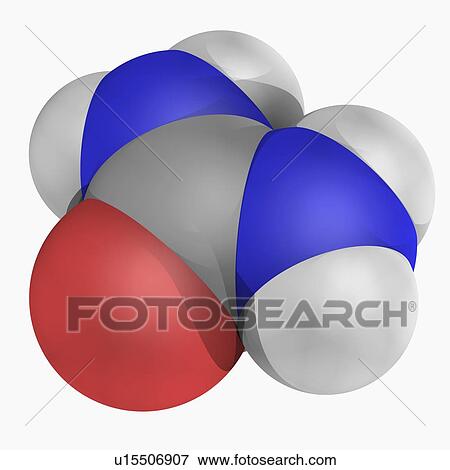 Stock Illustration - Urea molecule. Fotosearch
