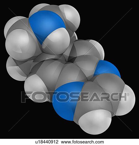 Varenicline drug molecule View Large Illustration Drawing - Varenicline drug molecule. Fotosearch