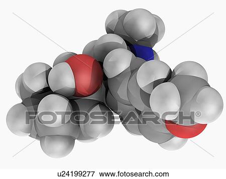 Venlafaxine drug molecule View Large Illustration Stock Illustration - Venlafaxine drug molecule. Fotosearch