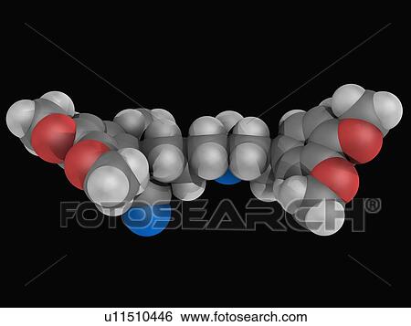Stock Illustration - Verapamil drug molecule. Fotosearch