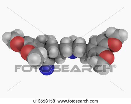 Verapamil drug molecule View Large Illustration Stock Illustration - Verapamil drug molecule. Fotosearch