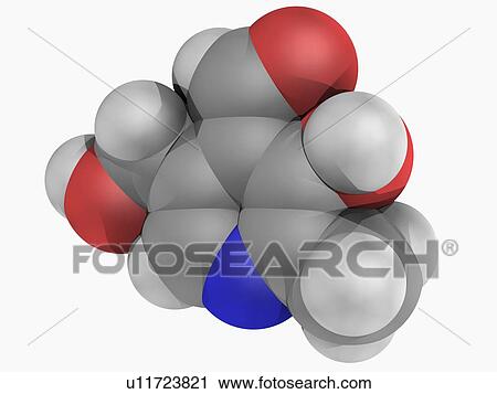 Vitamin B6 pyridoxal molecule View Large Illustration Clip Art - Vitamin B6 pyridoxal molecule. Fotosearch