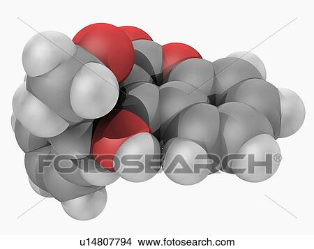 Warfarin drug molecule View Large Illustration Stock Illustration - Warfarin drug molecule. Fotosearch