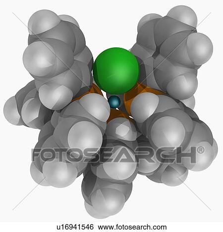 Stock Illustration - Wilkinson's catalyst molecule. Fotosearch