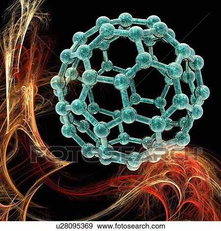 Buckyball molecule, artwork View Large Illustration Stock Illustration - Buckyball molecule, artwork. Fotosearch
