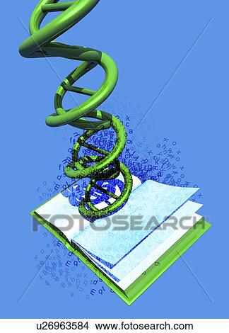 Stock Illustration - DNA data storage, conceptual artwork. Fotosearch