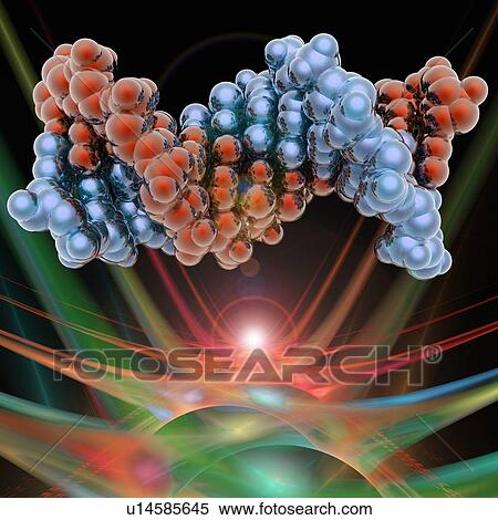 DNA molecule, artwork View Large Illustration Stock Illustration - DNA molecule, artwork. Fotosearch