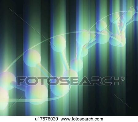 Stock Illustration - DNA molecule, computer artwork. Fotosearch
