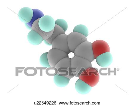 Dopamine molecule View Large Illustration Stock Illustration - Dopamine molecule. Fotosearch