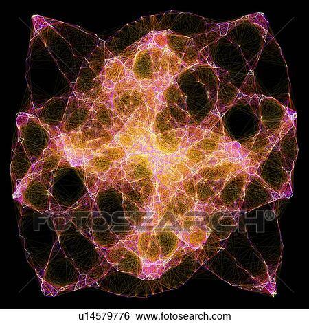 Stock Illustration - Lissajous figure, artwork. Fotosearch