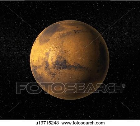 Stock Illustration - Mars, artwork. Fotosearch
