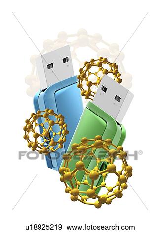 Nano-storage, conceptual artwork View Large Illustration Stock Illustration - Nano-storage, conceptual artwork. Fotosearch