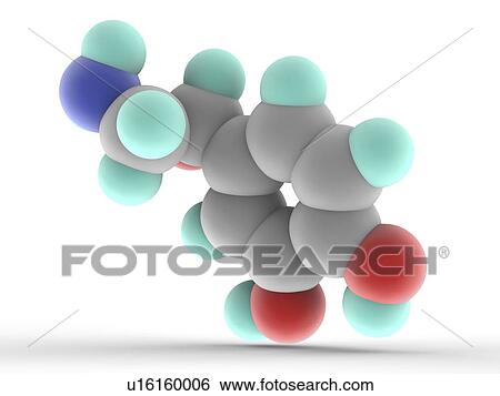 Noradrenaline norepinephrine molecule View Large Illustration Stock Illustration - Noradrenaline norepinephrine molecule. Fotosearch