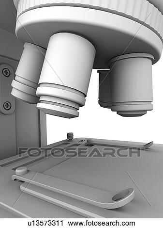 Optical light microscope, artwork View Large Illustration Clip Art - Optical light microscope, artwork. Fotosearch