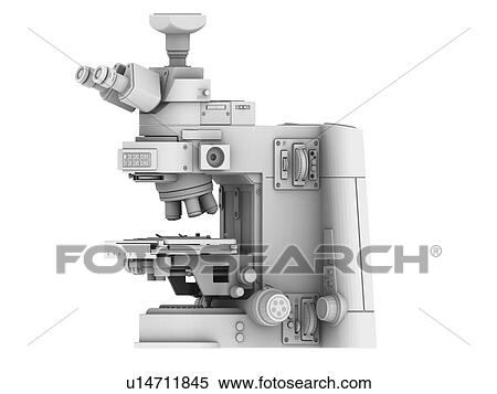 Optical light microscope with camera View Large Illustration Stock Illustration - Optical light microscope with camera. Fotosearch