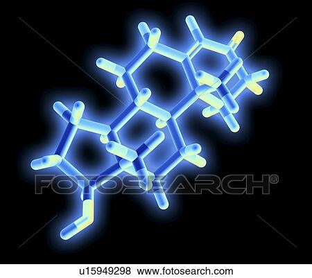 Testosterone hormone, molecular model View Large Illustration Stock Illustration - Testosterone hormone, molecular model. Fotosearch